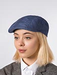 Кепка STETSON арт. 6123101 IVY CAP LINEN (темно-синий)